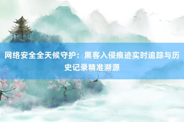 网络安全全天候守护：黑客入侵痕迹实时追踪与历史记录精准溯源